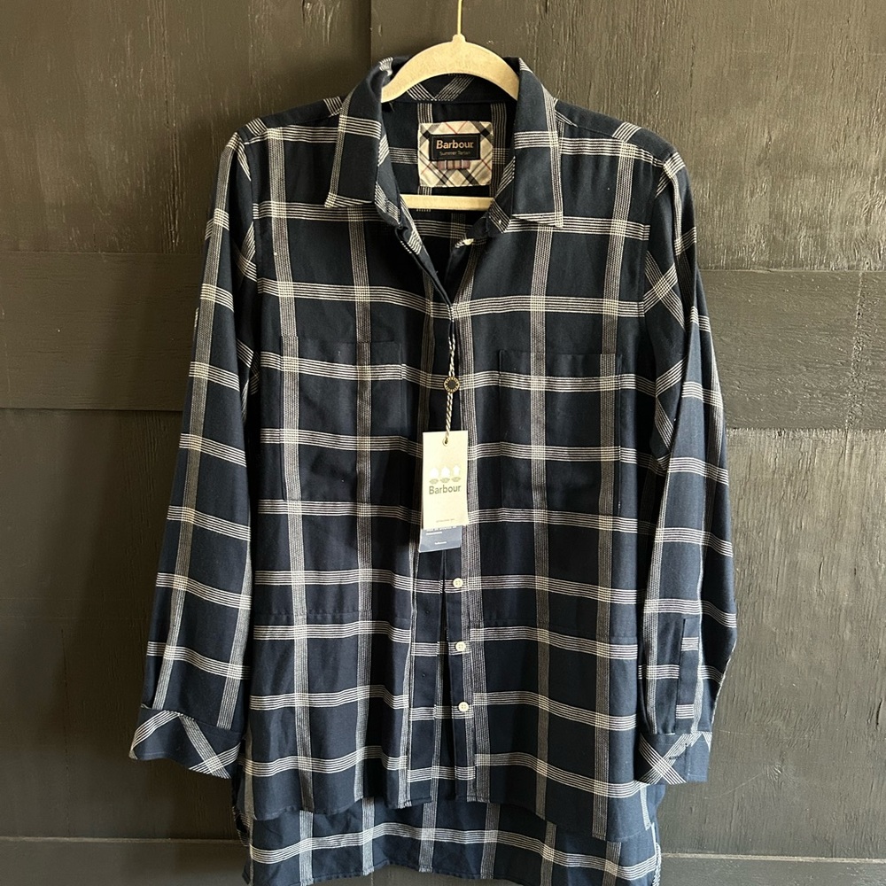 Women’s Barbour flannel shirt